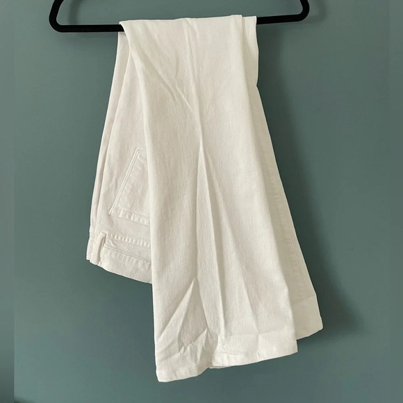 Frame Denim Denim - Frame Denim Forever Karlie White Flare High Rise Jeans